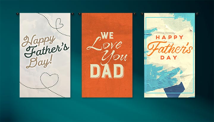 Father's Day Indoor Banners