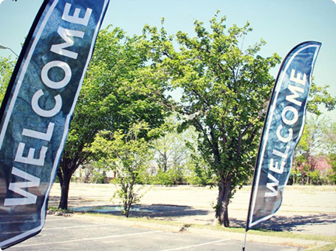 Welcome Feather Flags