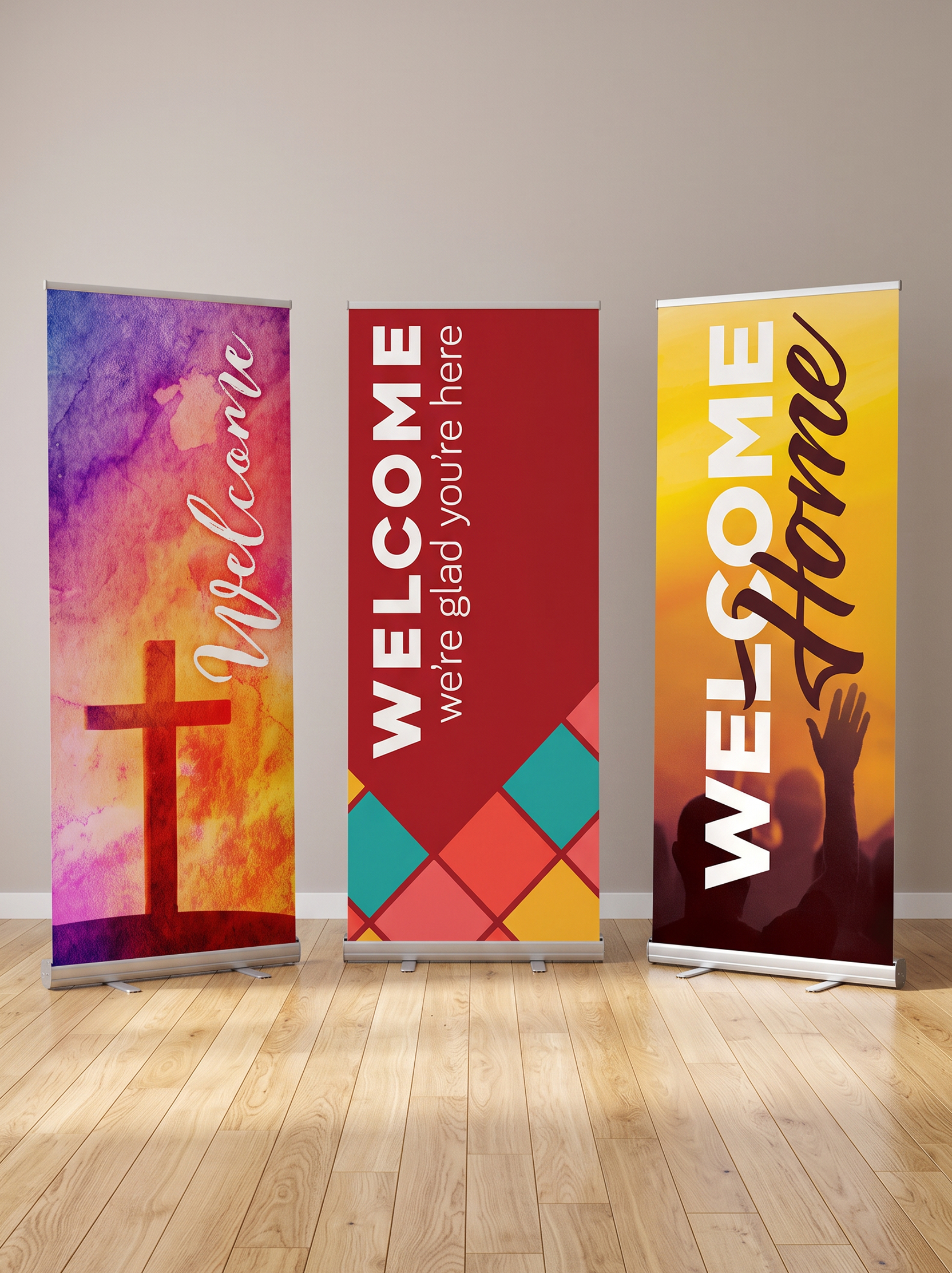 church banners navigation image block