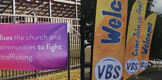 right banner product