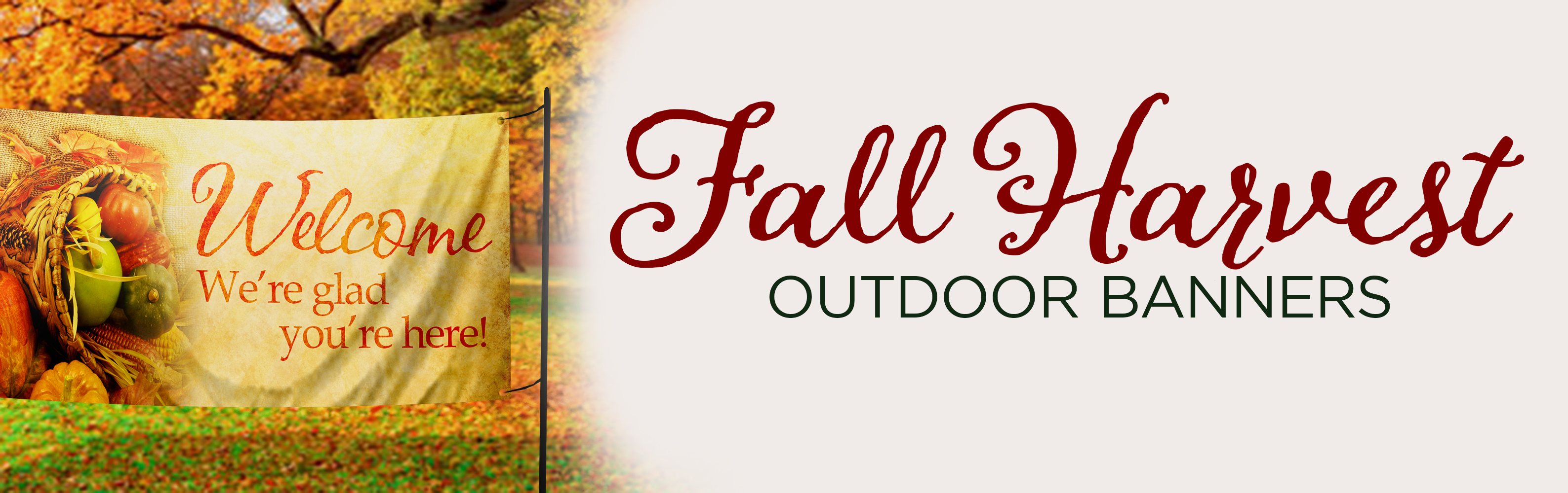 Outdoor Thanksgiving Banners