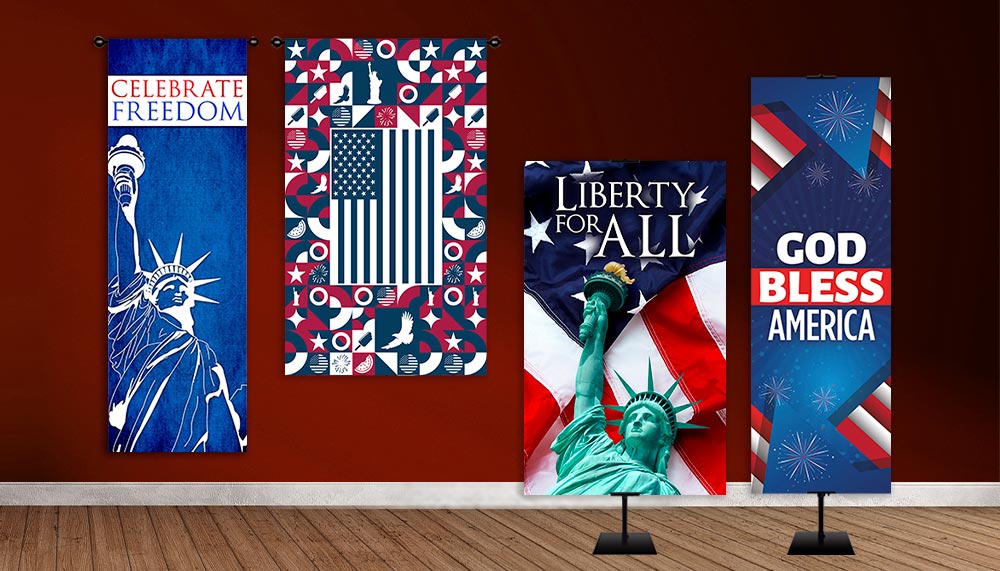 Patriotic Indoor Banners