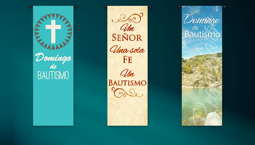 Spanish Baptism Banners