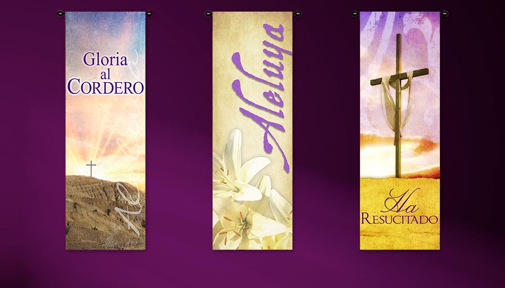 Spanish Easter Banners