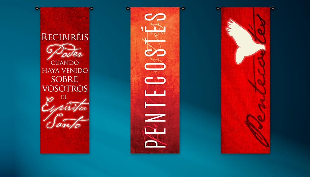 Spanish Pentecost Banners