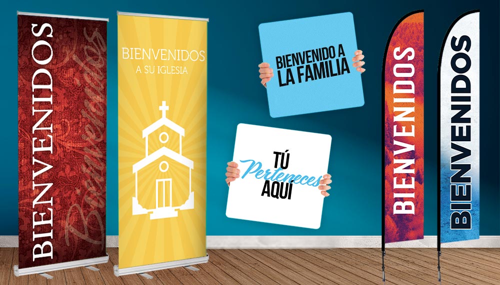 Bienvenidos Welcome Banner Spanish