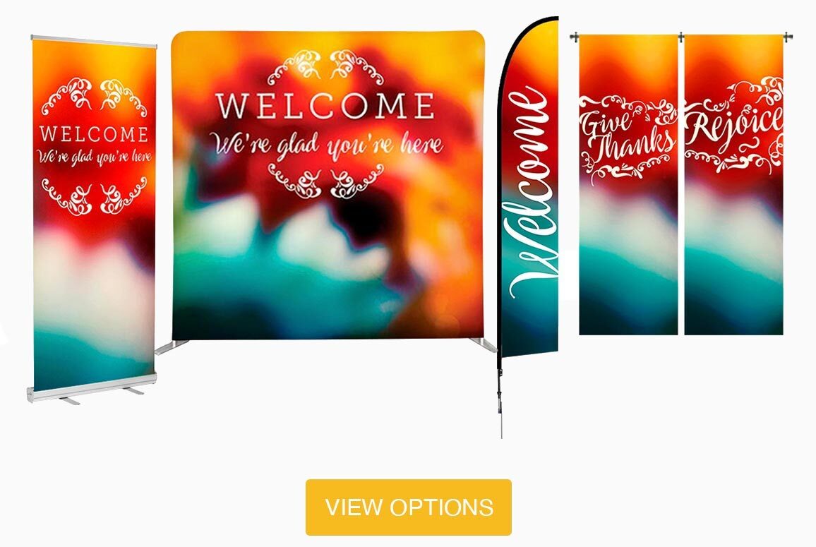 fall harvest banners