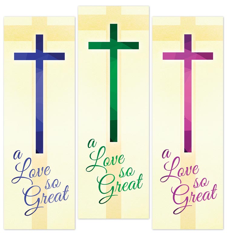 A love so great Easter banner