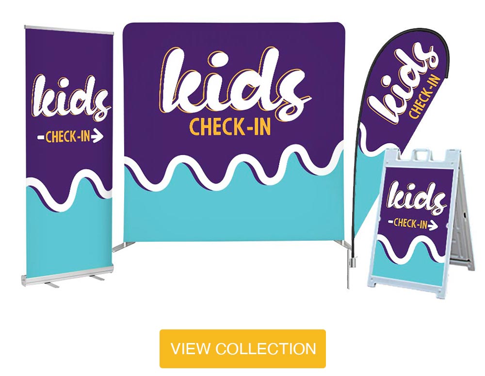 Kids Collection - Purple Blue Cutout