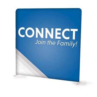 Connect - Tension Backdrop Display - Straight - Style 2 - ChurchBanners.com