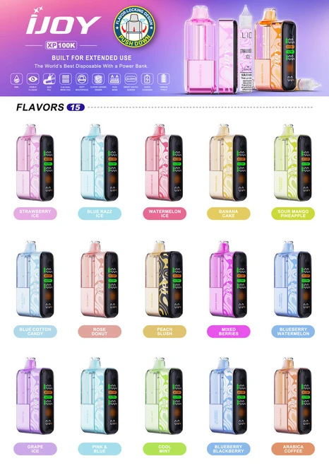 iJoy XP 100K Refillable Disposable KIT TEXAS COMPLIANT