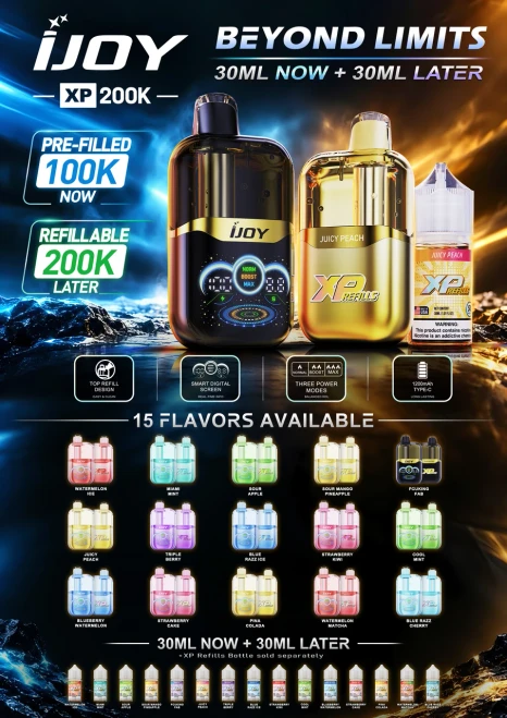 iJoy XP200K Refillable Disposable KIT