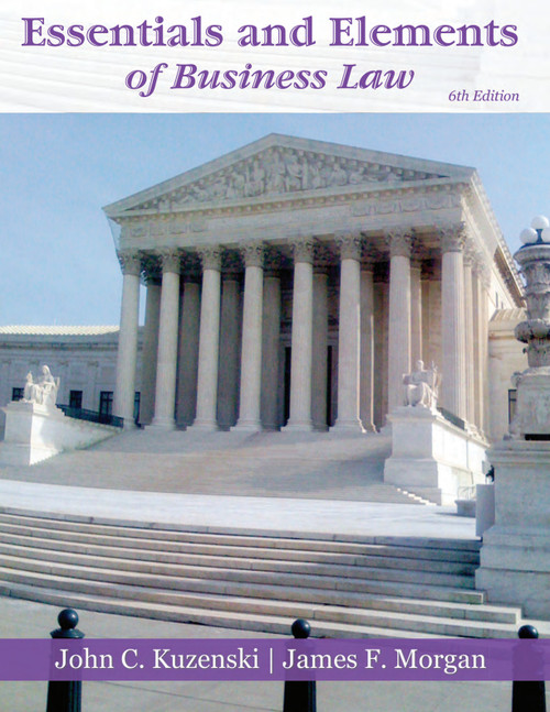 (eBook PDF) Essentials and Elements of Business Law
6th Edition (eBook PDF) Essentials and Elements of Business Law
6th Edition