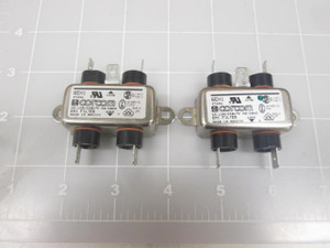 LOT OF 2 CORCOM 6EH1 RFI POWER LINE FILTER T65356