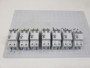 LOT OF 7 ALLEN BRADLEY 1492-CB2 CIRCUIT BREAKER T65393