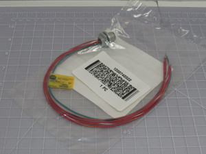 Lot of 20 Allen-Bradley 888R-M5AE2-1F Series B  Receptacle 5 Pin AC Micro Male Straight 1/4In-18NPT 18 AWG 1Ft LG For Sale