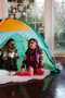 Super Duper 4-Kid II Dome Tent - Blue / Green / Orange