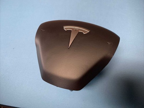 2020-2022 Tesla Model Y Front Left Driver Side Steering Wheel And Knee Airbag Bundle OEM Surplus