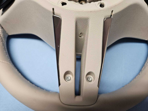 Mercedes-Benz 2023–2024 Mercedes EQE SUV X294 Driver Steering Wheel w/ Switches White Leather  