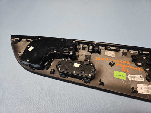 Mercedes-Benz 20-23 Mercedes-benz Gle 600 Rear Left Maybach Seat Switch Panel Black Oem 