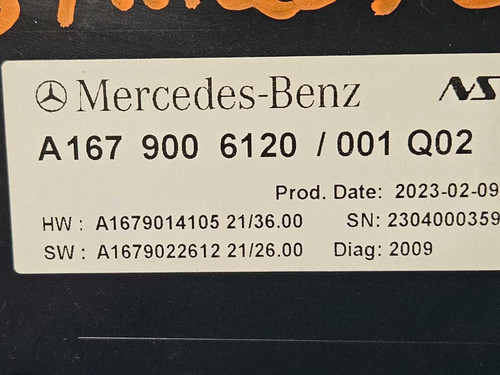 Mercedes-Benz 2020–2025 Mercedes-Benz GLE GLS Dash HUD Heads-Up Display 1679006120 OEM 
