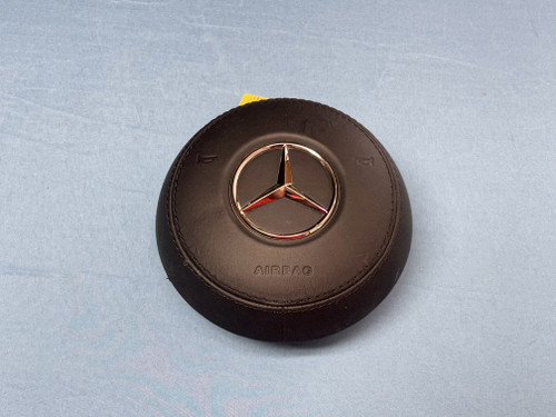 2019-2021 MERCEDES-BENZ GLE GLS 350 450 580 FRONT LEFT DRIVER SIDE STEERING WHEEL AIRBAG BLACK LEATHER OEM