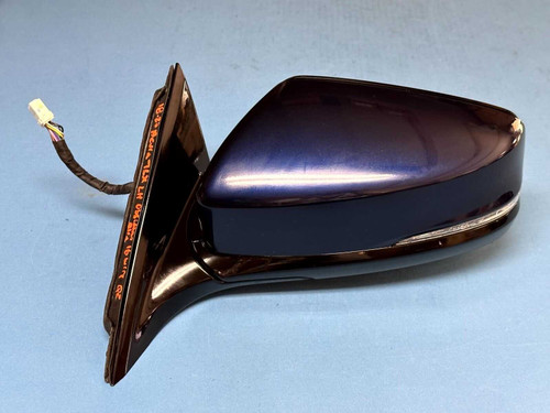 Acura 18-20 Acura Tlx Left Door Mirror Obsidian Blue B588p 16 Wire Complete Oem 