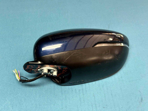 Honda 18-22 Honda Accord Left Driver Door Mirror Blue B588P Cut 8 Wire For Parts OEM 