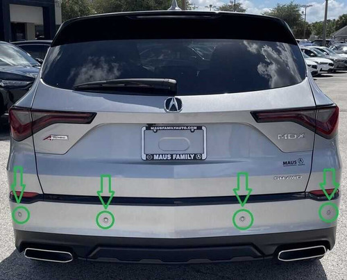 Acura 22 23 24 Acura Mdx Rdx Front Or Rear Bumper Sensos 4pc Set Nh830m Silver Oem 