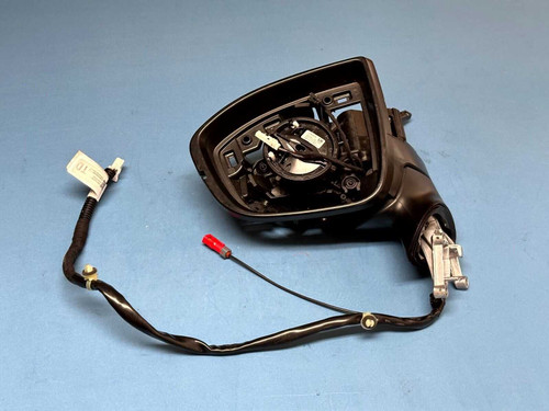 Nissan 22-24 Nissan Pathfinder Sl Left Driver Door Mirror Black 9 Wire W/o Glass Oem 