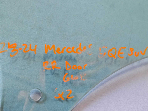 Mercedes-Benz 23-24 Mercedes-benz Eqe Suv Rear Right Side Door Window Glass A2947352400 Oem 