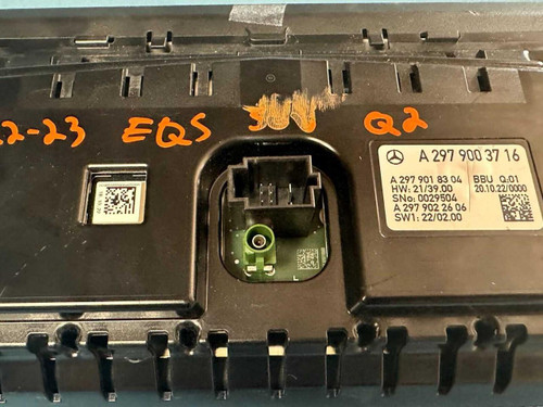 Mercedes-Benz 22-23 Mercedes-benz Eqs Instrument Cluster Display Screen 2979003716 Oem 