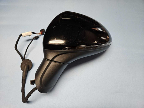 Porsche 2017 Porsche Cayenne Front Left Driver Door Mirror W/ Turn Signal Black Oem 