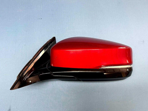 Acura 18-20 Acura TLX Left Driver Door Mirror Red Pearl R568P 11 Cut Wire OEM 