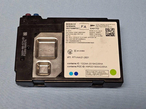 Nissan 2023-2024 Nissan Ariya Telematics Communication Control Module 282755mp0c Oem 