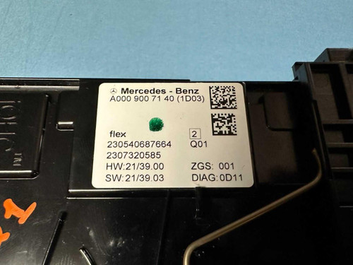 Mercedes-Benz 2022-2023 Mercedes-benz Eqs C300 Dome Light Roof Console Gray 00090071401d03 Oem 
