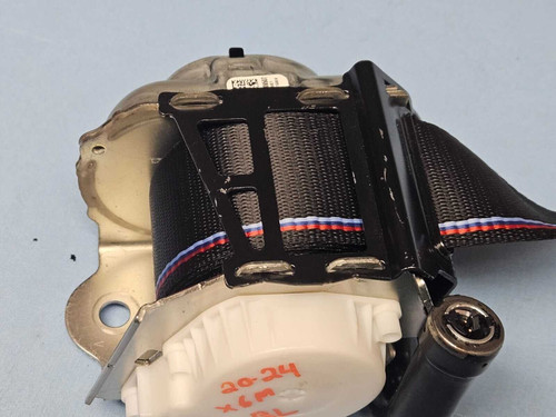 2019-2025 Bmw X6 Rear Left 2nd Row seatbelt Retractor Black Tricolor Oem