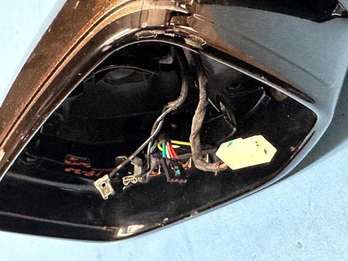 Acura 18-20 Acura TLX Left Driver Door Mirror Canyon Bronze YR632M Cut 20 Wire OEM 