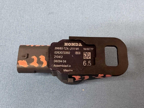 Honda 21-22 Honda Accord Rear Center Bumper Sensor Nh877p Sonic Grey 39680tzaj11zu Oem 