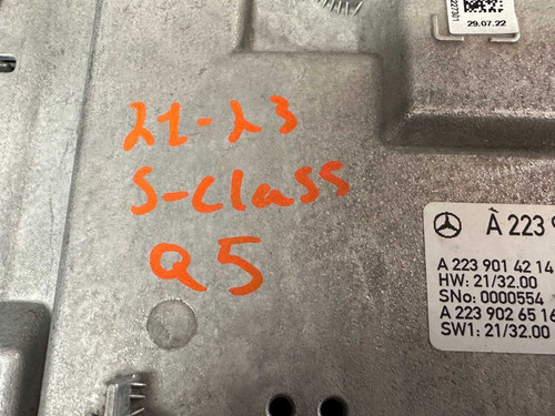 21-23 Mercedes-benz S-class Radio Information Display Screen 2239009124 Oem