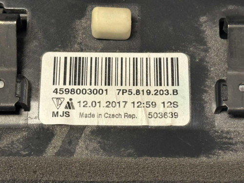Porsche 2017 Porsche Cayenne Rear Left Center Console Vent Trim 7p5819203b Oem 