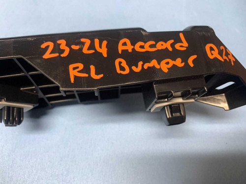 Honda 23-24 Honda Accord Rear Left Bumper Mount Clip Bracket Support Cover Oem 
