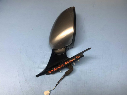 Honda 23-24 Honda Accord Lx Front Right Passenger Door Mirror 3 Wire Silver Nh830m Oem 