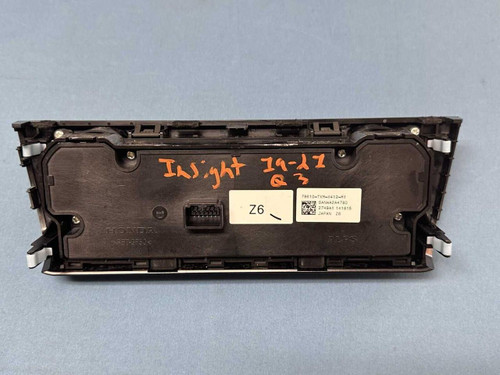Honda 2019-2021 Honda Insight A/c Temp Climate Control Unit Switch 79610txmx41 Oem 
