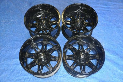 Fuel Off-Road 20x12J FUEL HOSTAGE D531 WHEEL RIMS SET OF 4 FOR CHEVY, GMC, FORD, 6 LUGS 