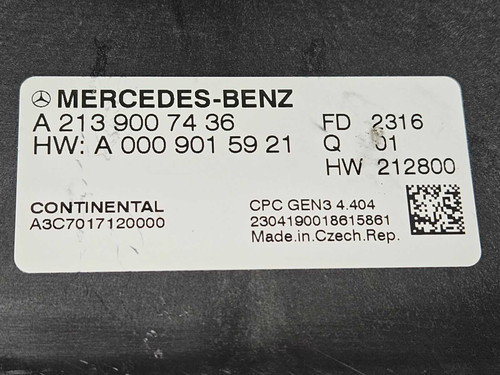 22-23 Mercedes-benz E-class Transmission Control Unit Module 2139007436 Oem