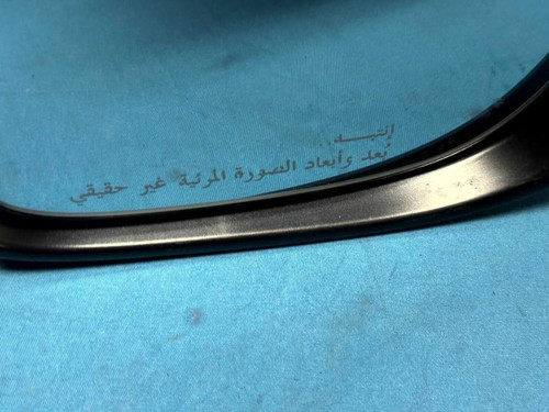 Honda 18-22 Honda Accord Right Passenger Side Door Mirror 7 Wire Black Arabic Oem 