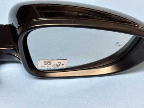 Honda 23-24 Honda Accord Touring Right Door Mirror 12 Wire Crystal Black Pearl Oem 
