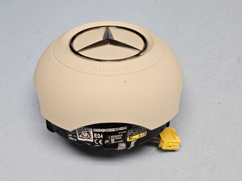 2022-2025 Mercedes-Benz EQE SUV AMG Front Left Driver Side Steering Wheel Airbag Beige OEM
