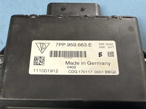 2015-2018 Porsche Cayenne Voltage Control Module 7pp959663e Oem